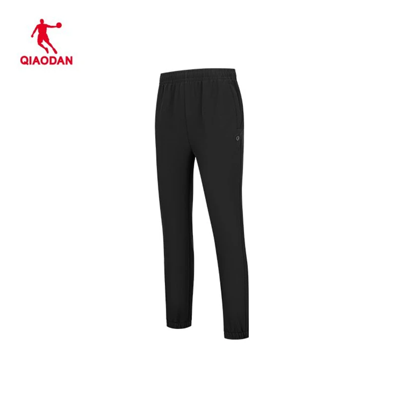 乔丹女梭织长裤2025秋保暖防泼水薄绒休闲运动九分裤QDEYK2254022