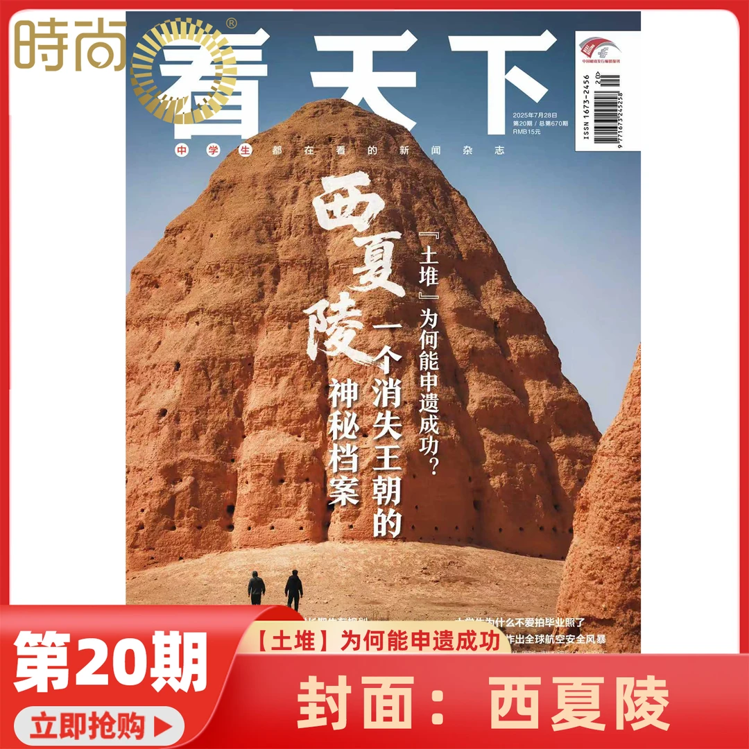 看天下2025年20期西夏陵一个消失王朝得神秘档案时事资讯期刊杂志