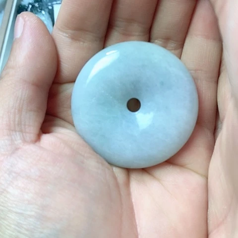 翡翠颈饰未镶嵌天然缅甸翡翠a货