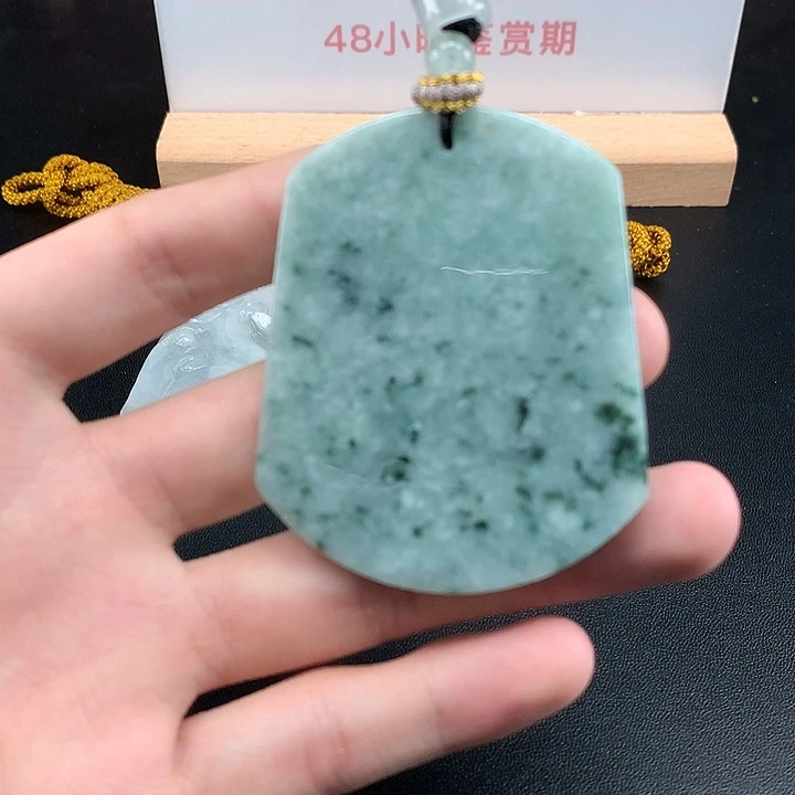 翡翠未镶嵌颈饰天然保真a货翡翠