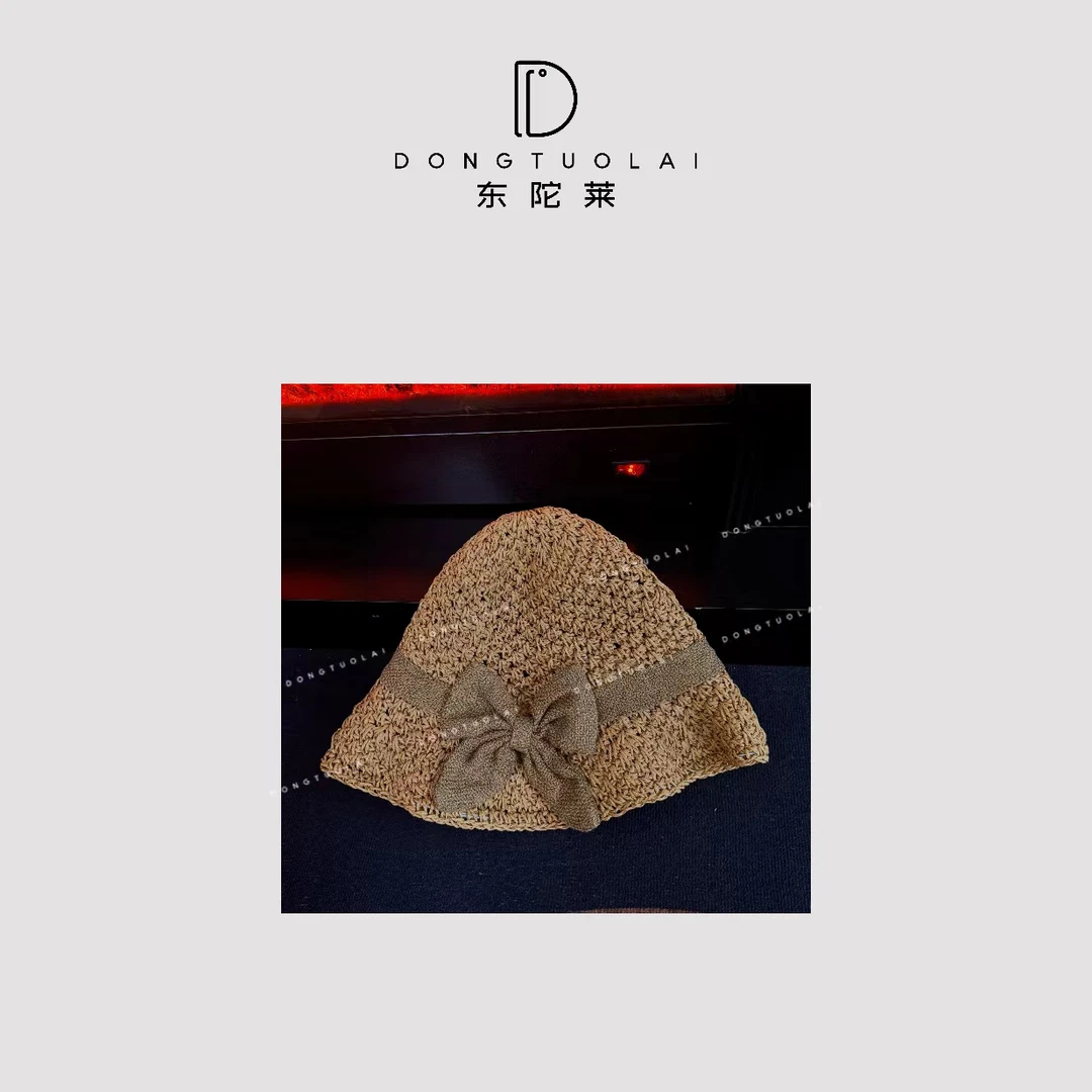 《格雷草帽》帽子户外帽子气质网红时尚百搭春色春季弹力户外女士