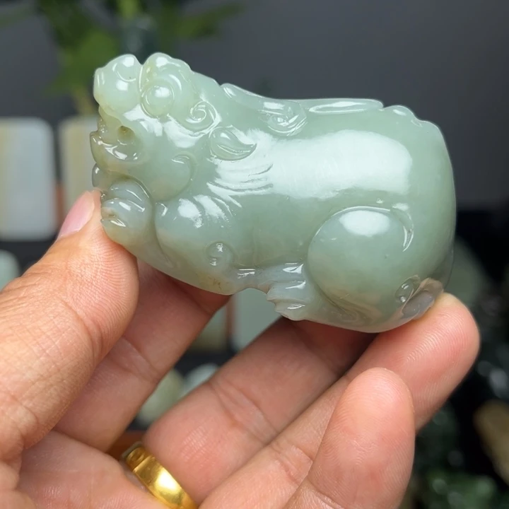 达***哥和田玉未镶嵌挂件