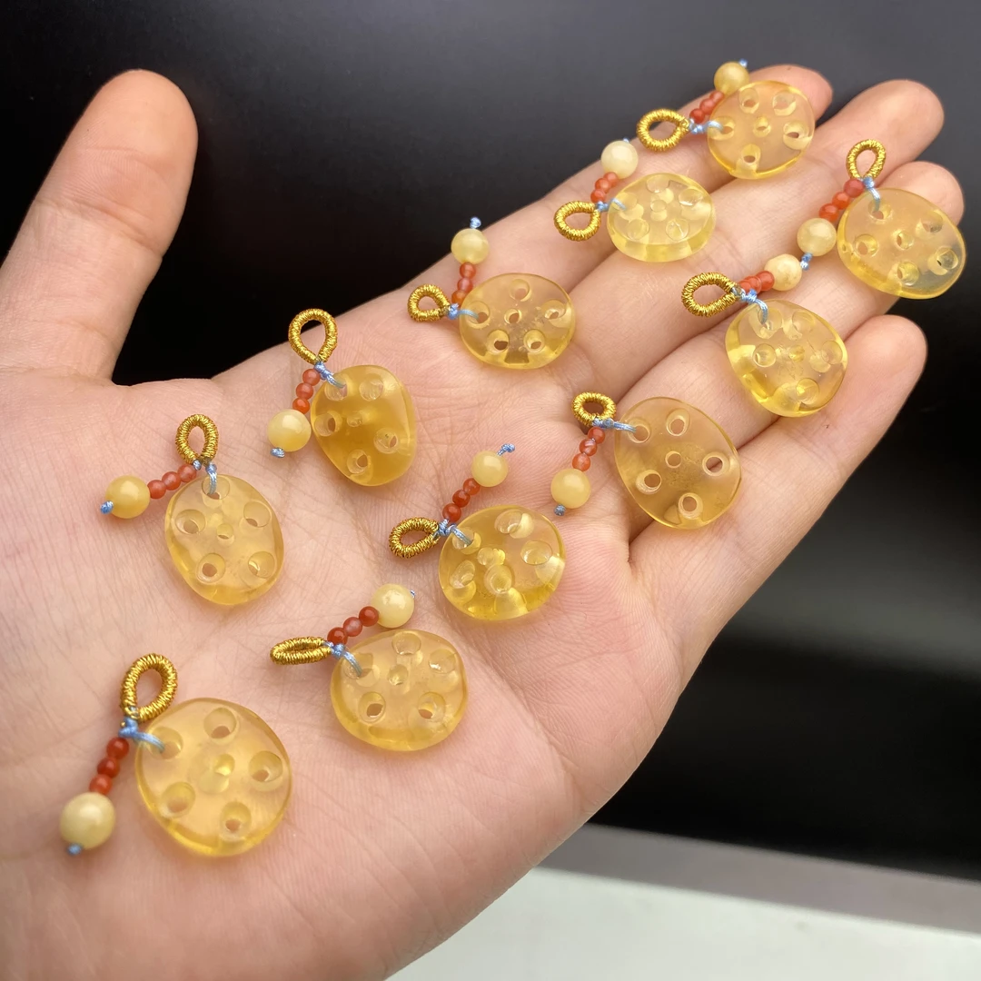 蜜蜡藕片提溜(多样性发货)