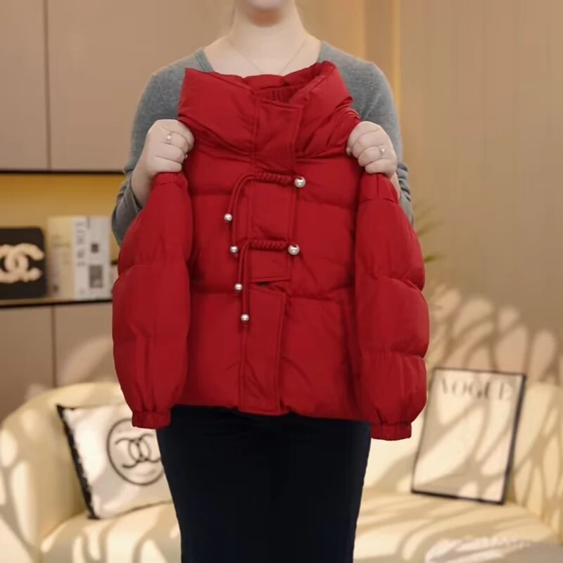 （冬款外套）女童棉衣冬款外套加棉2025新款秋装网红中大童儿童装