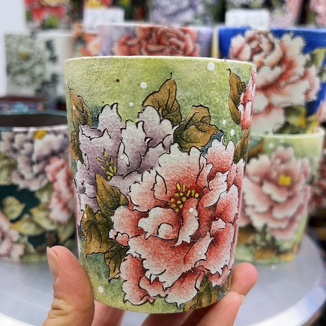 景德镇陶瓷花盆景德镇陶瓷花盆