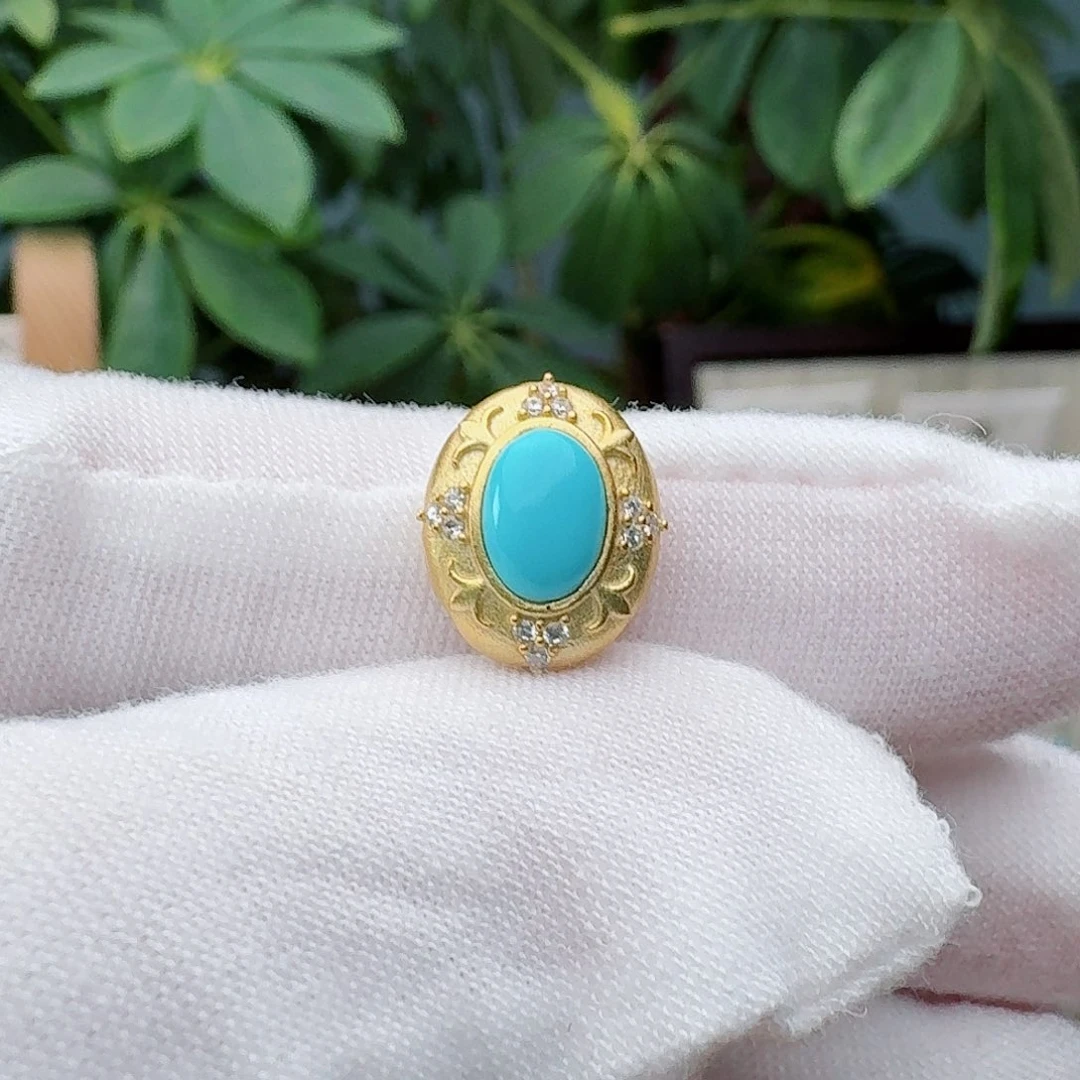 绿松石未镶嵌颈饰配饰