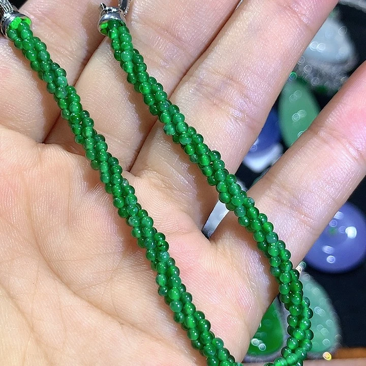 未镶嵌手链翡翠翡翠