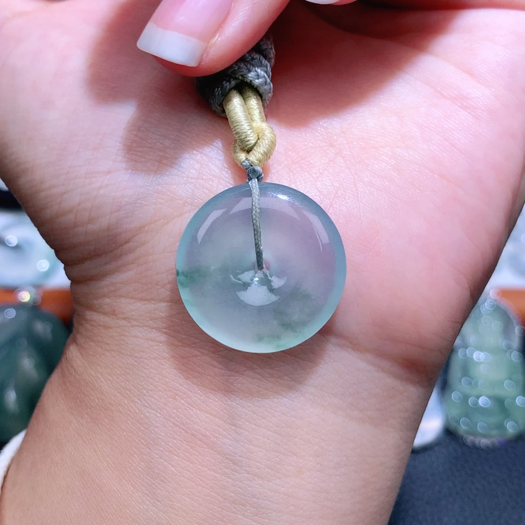 颈饰未镶嵌翡翠扣子