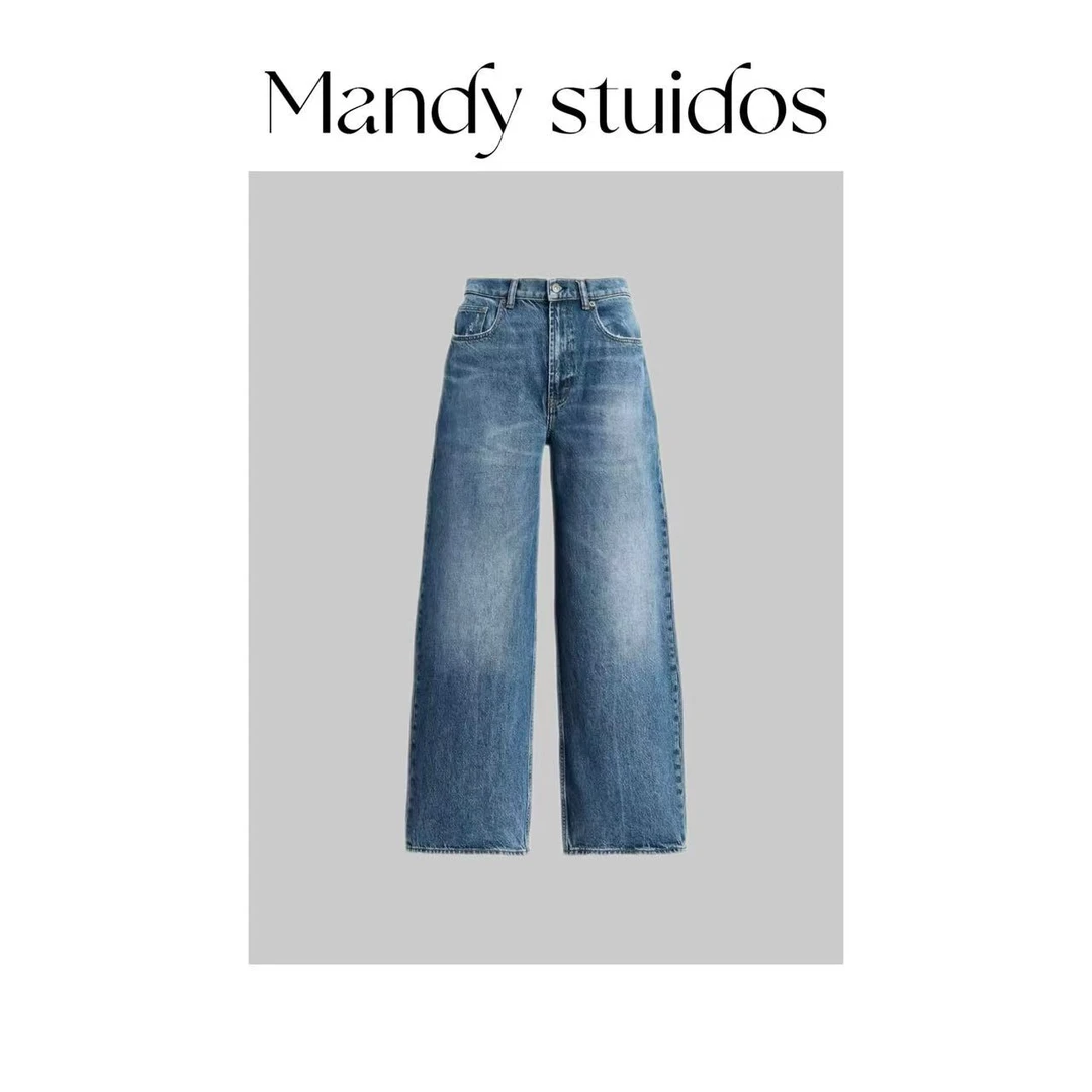 【郑秀晶同款】牛仔裤