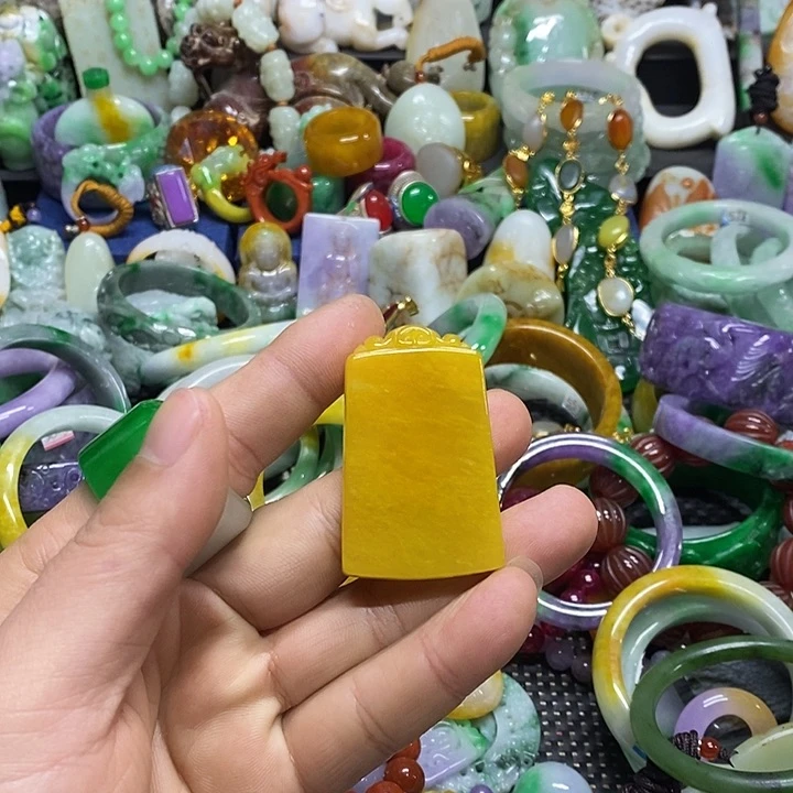 颈饰未镶嵌翡翠缅甸翡翠首饰配饰