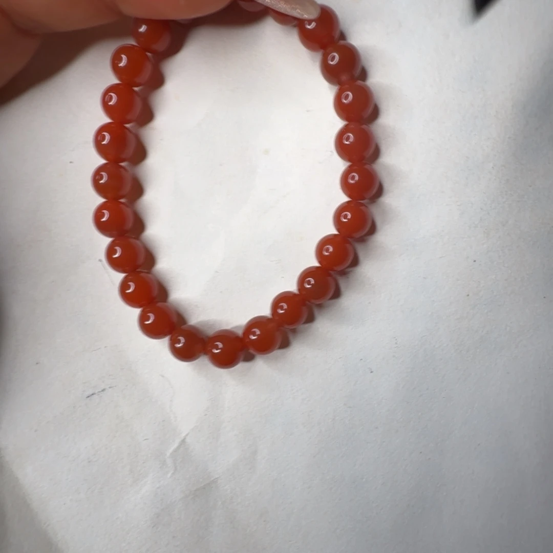 南红玛瑙未镶嵌手串