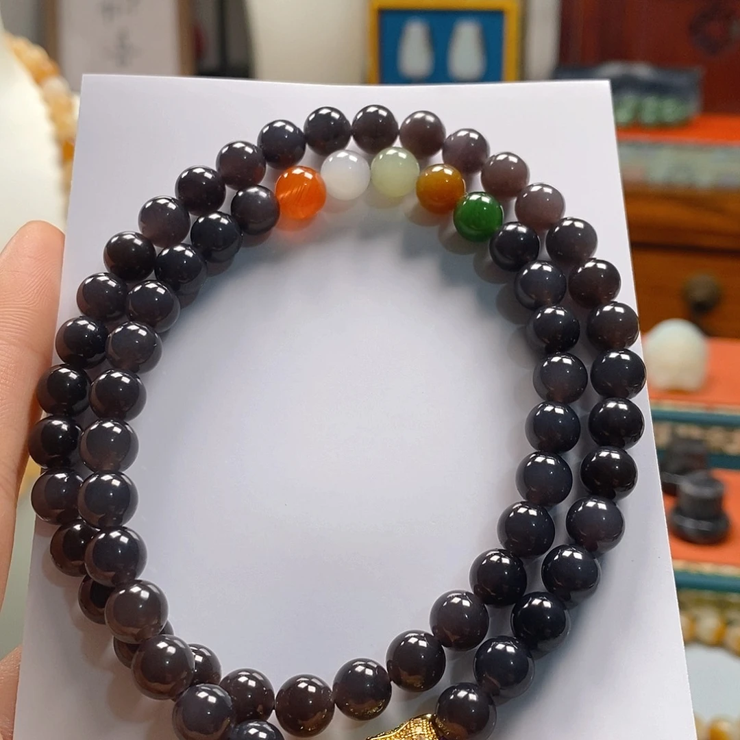 和田玉手串未镶嵌