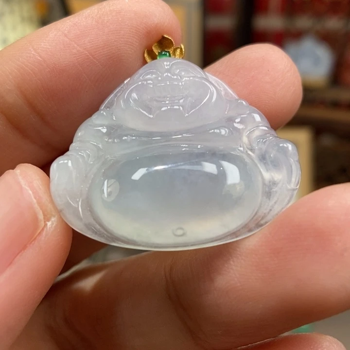 【闪购商品】颈饰18K金镶嵌翡翠25