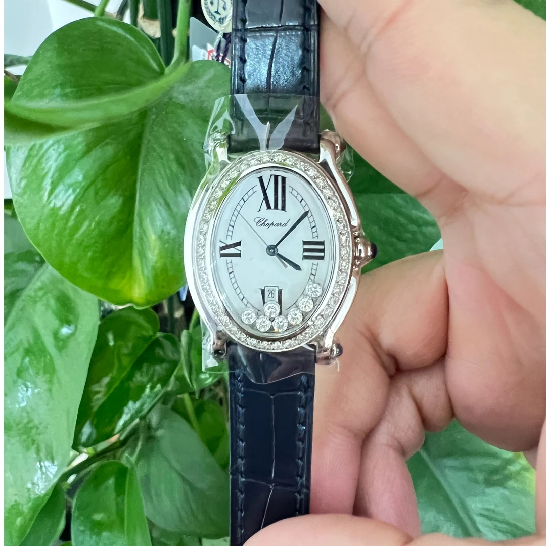 99新 Chopard/萧邦 快乐钻系列278937-3005腕表/后钻/WHT030284
