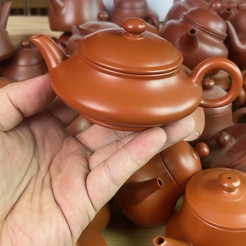 【闪购商品】茶壶朱泥110cc000000000000000