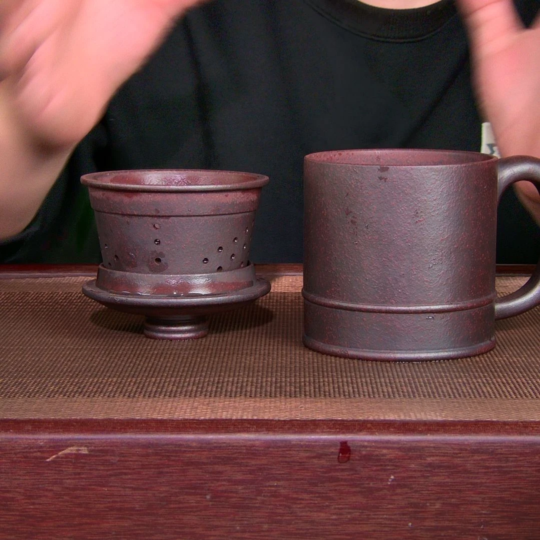 茶杯紫砂高货放漏