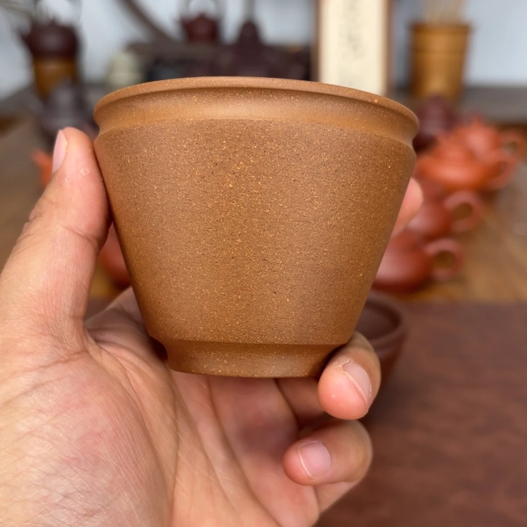 茶壶紫砂段泥主人杯