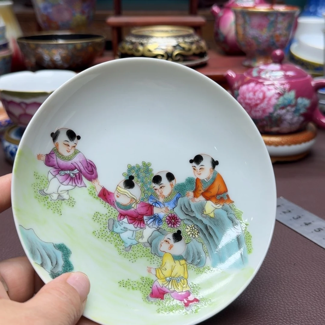瓷片景德镇仿古手工制作精品展示