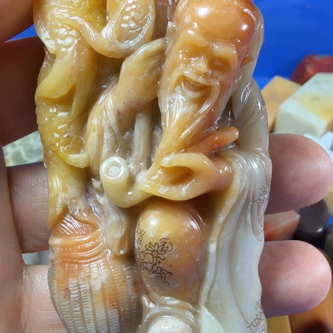 阳***天寿山石寿山石品种石