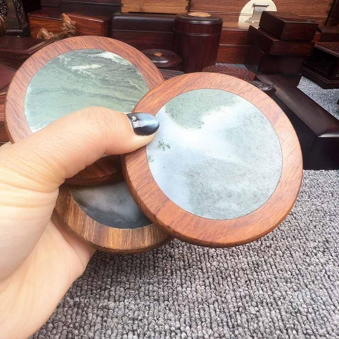 大果紫檀（缅甸花梨）茶杯垫