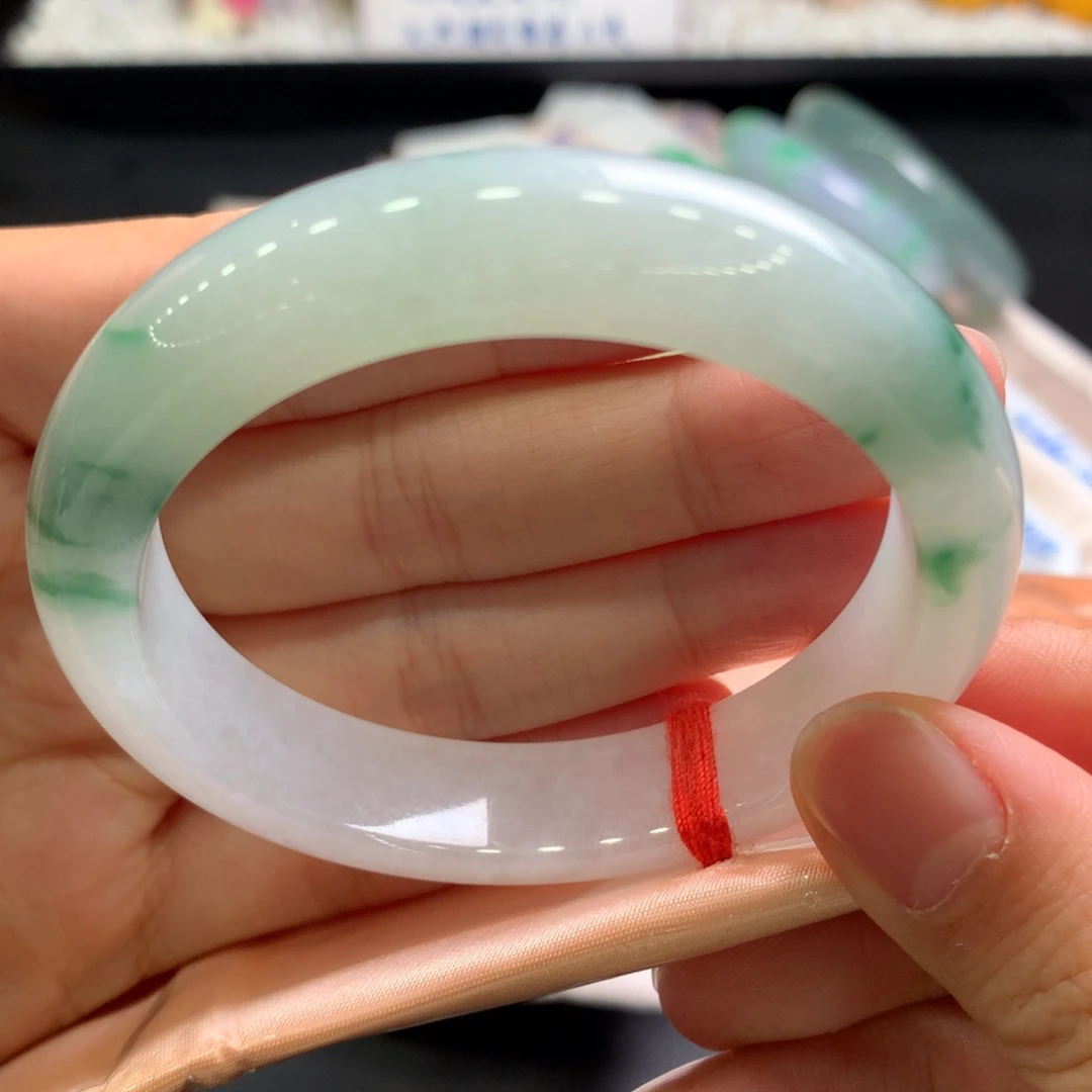 翡翠未镶嵌手镯5号51.8正