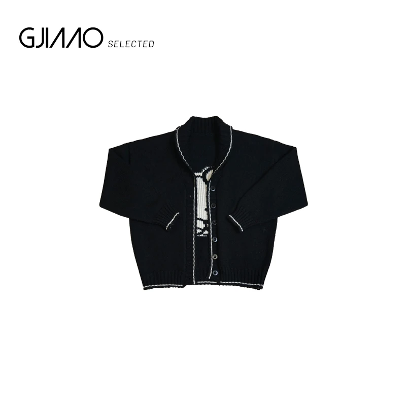 8951 后猫咪毛衣外套