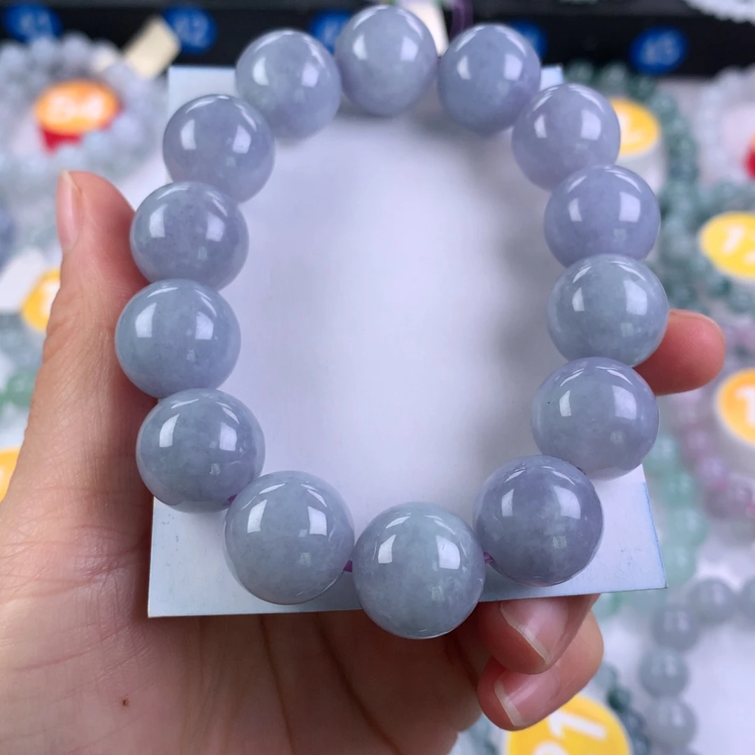 翡翠未镶嵌手链卡15.8