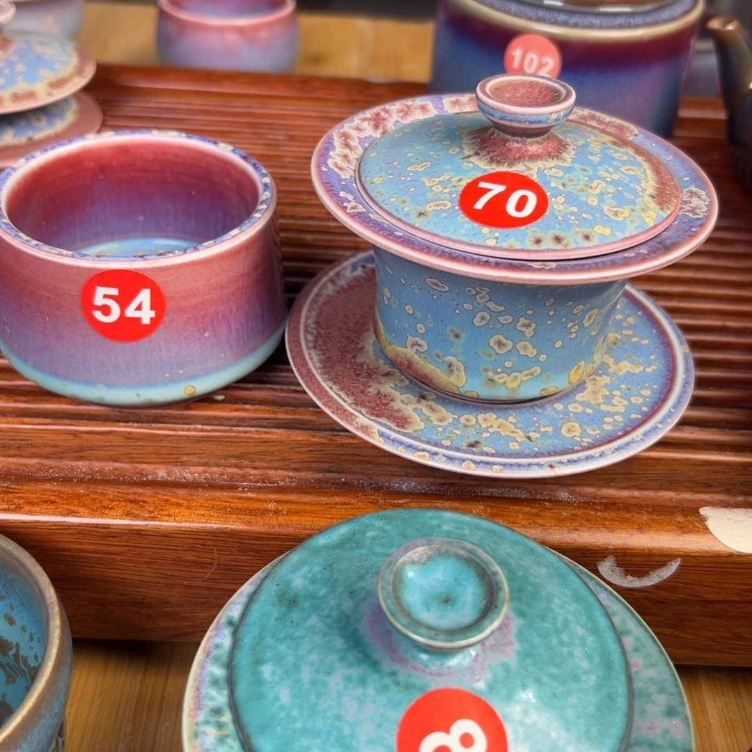 中***道手工制作手拉坯茶具