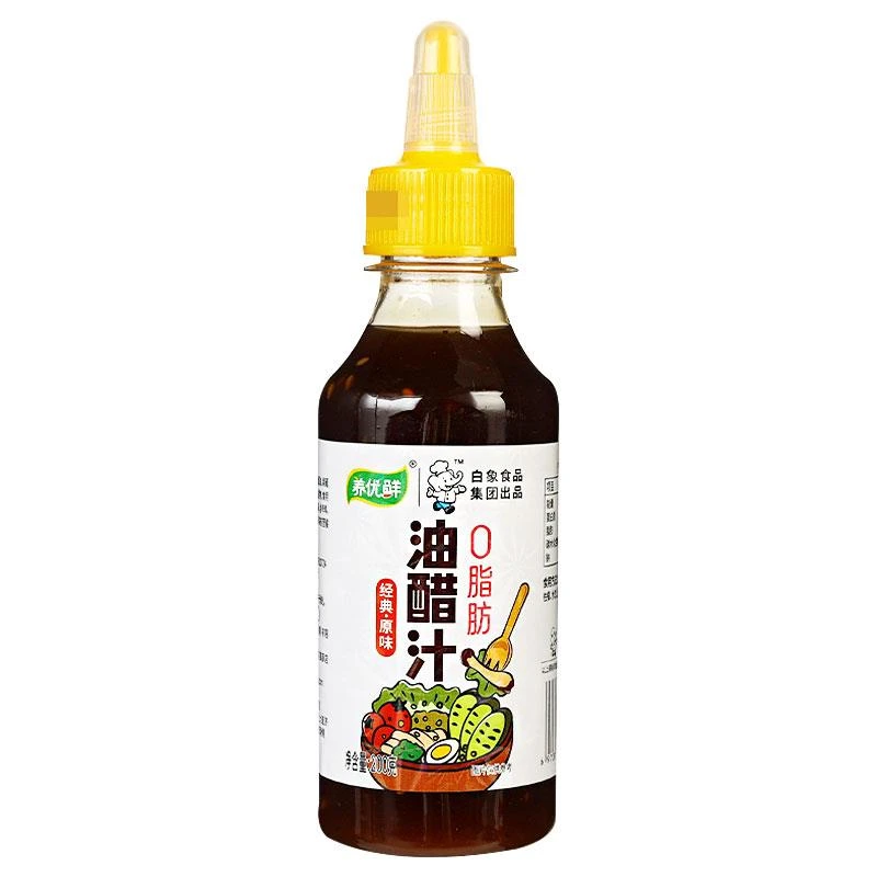 【2025.03.18】白象养优鲜0脂肪油醋汁挤挤瓶 水煮菜轻食蘸料