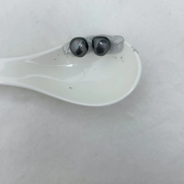 海水珍珠耳饰未镶嵌不****宇