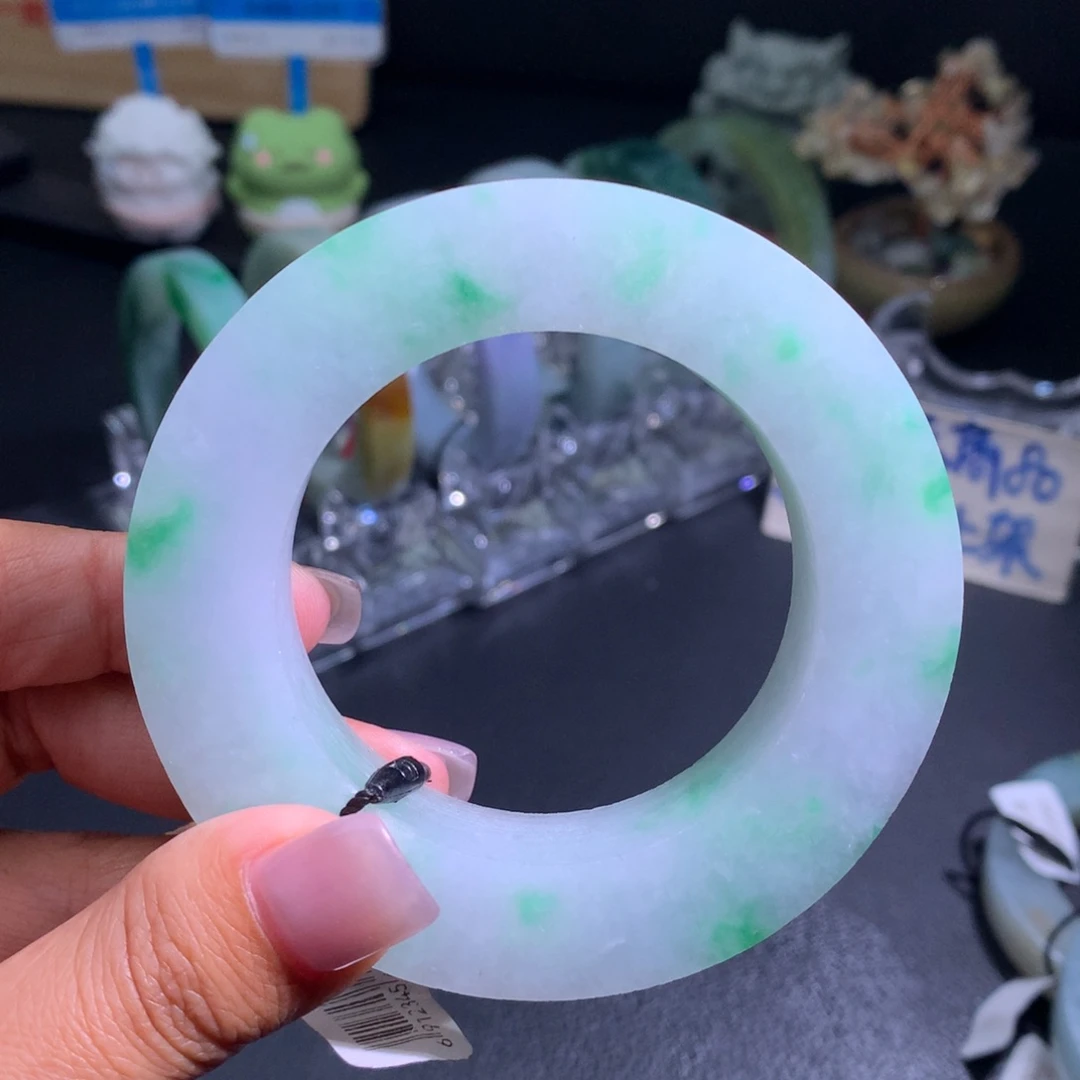 定制翡翠未镶嵌轮胎正54-65