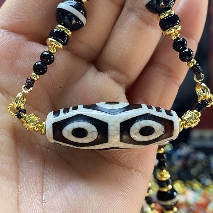 玛瑙/玉髓合金颈饰