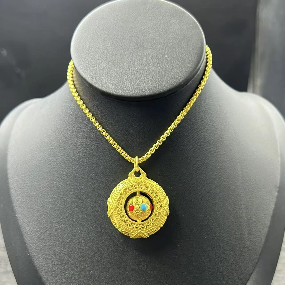 七彩转运罗盘吊坠饰品项链ZD0679