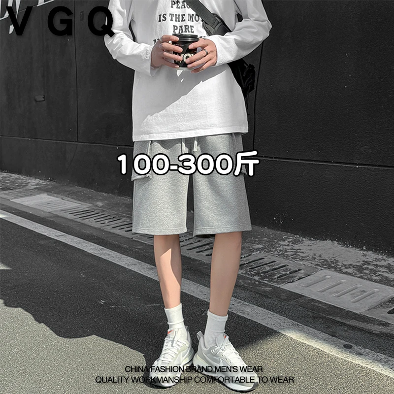 加肥加大码300斤美式ins潮流高街直筒短裤男款夏季阔腿百搭五分裤