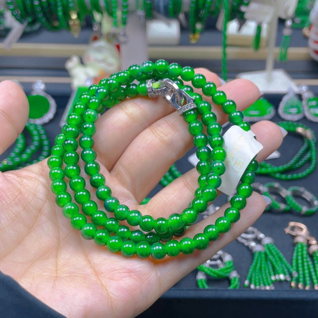 颈饰未镶嵌翡翠项链6