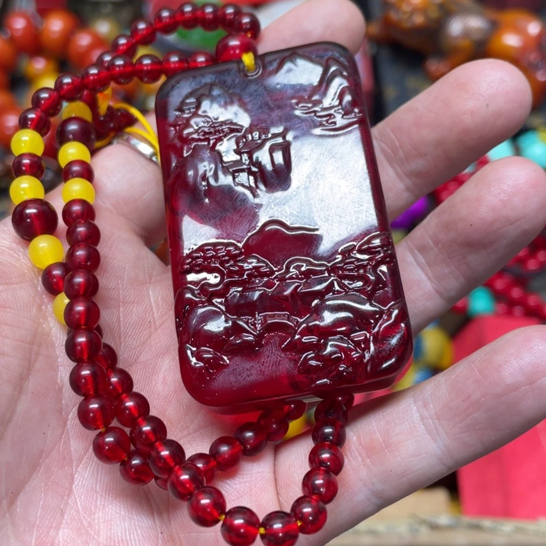 琥珀裸石未镶嵌好物推荐如图所示