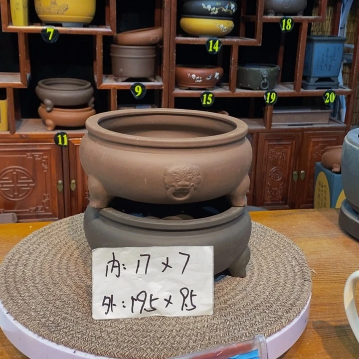 紫砂花盆紫砂花盆