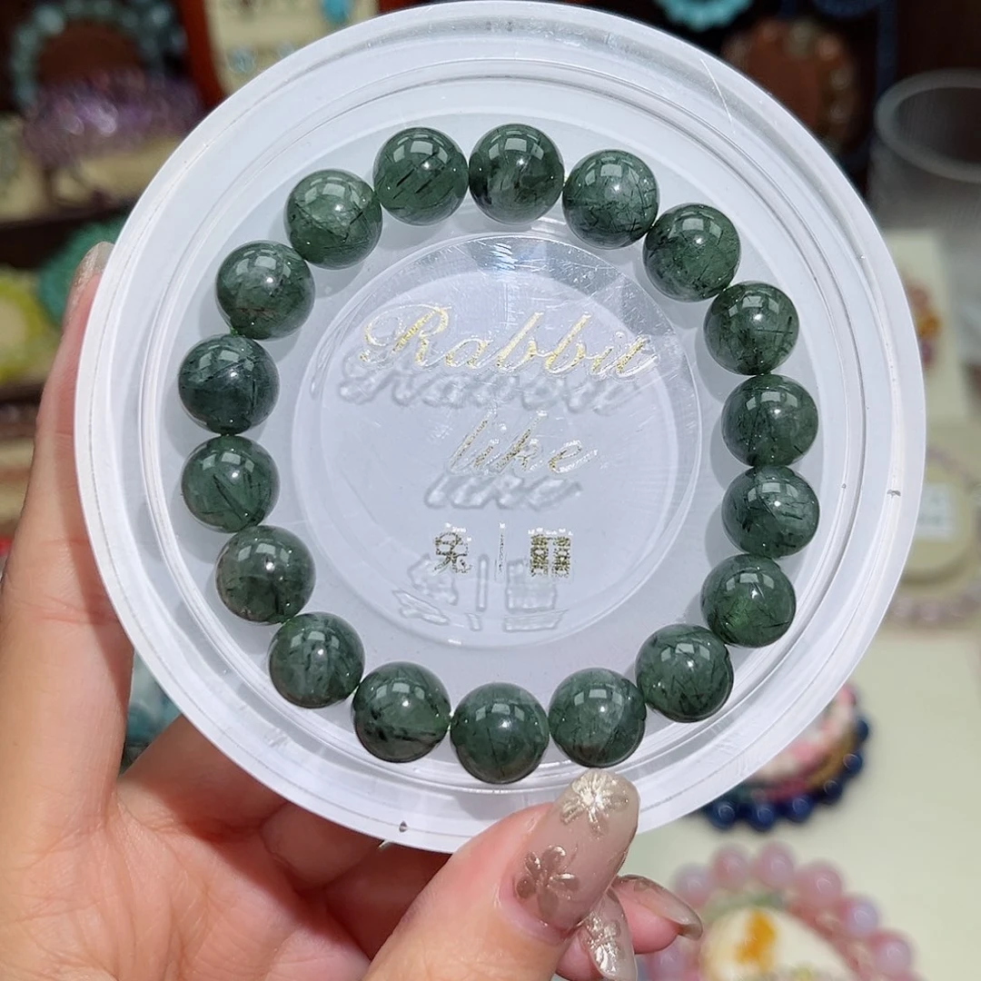 水晶手串未镶嵌w****w11.4绿发