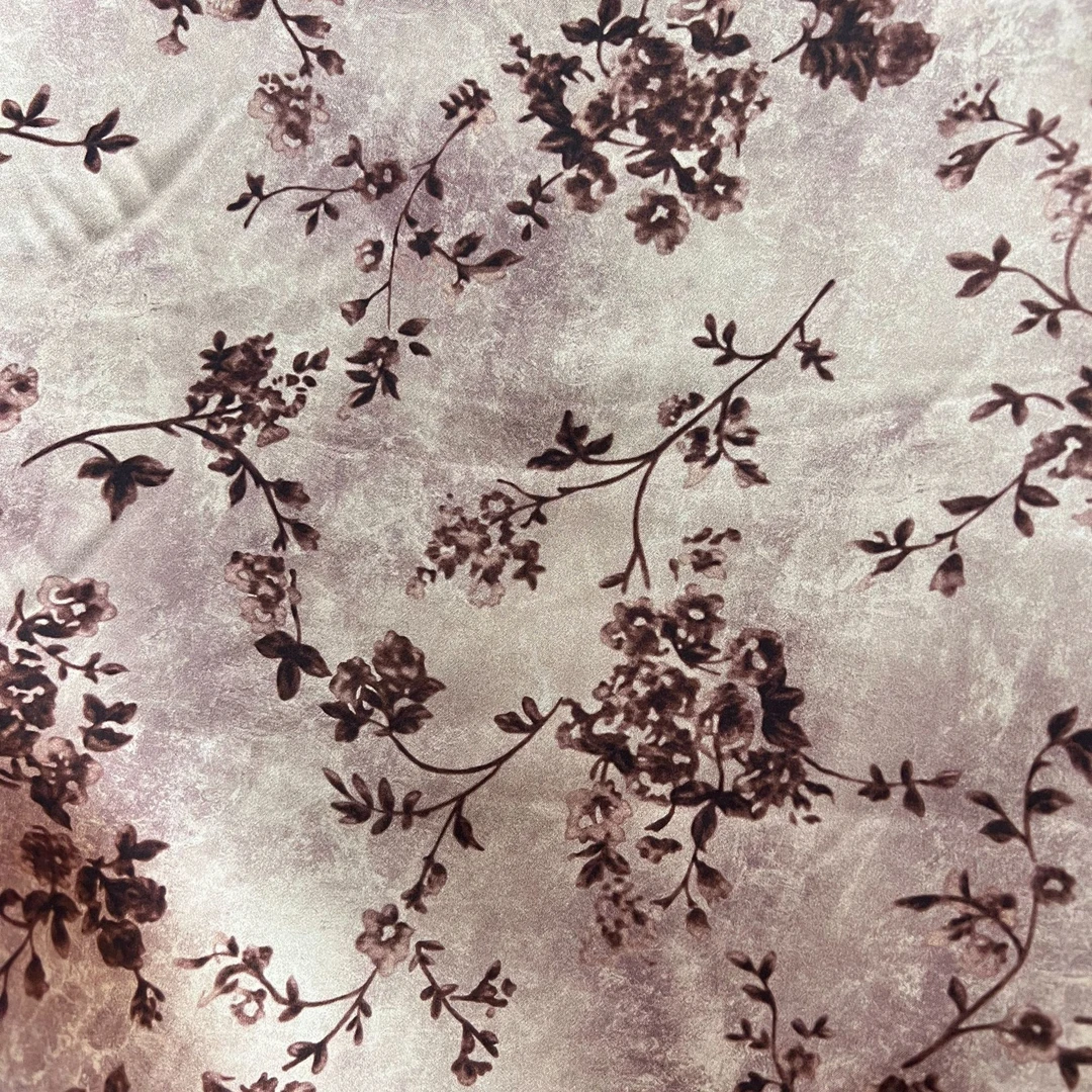 【UMA WANG-素】重磅大王缎面料砂洗新中式风格布料【HV9397】