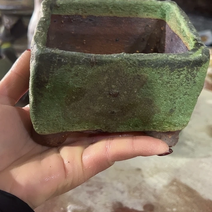 新店福利手工粗陶高温花盆