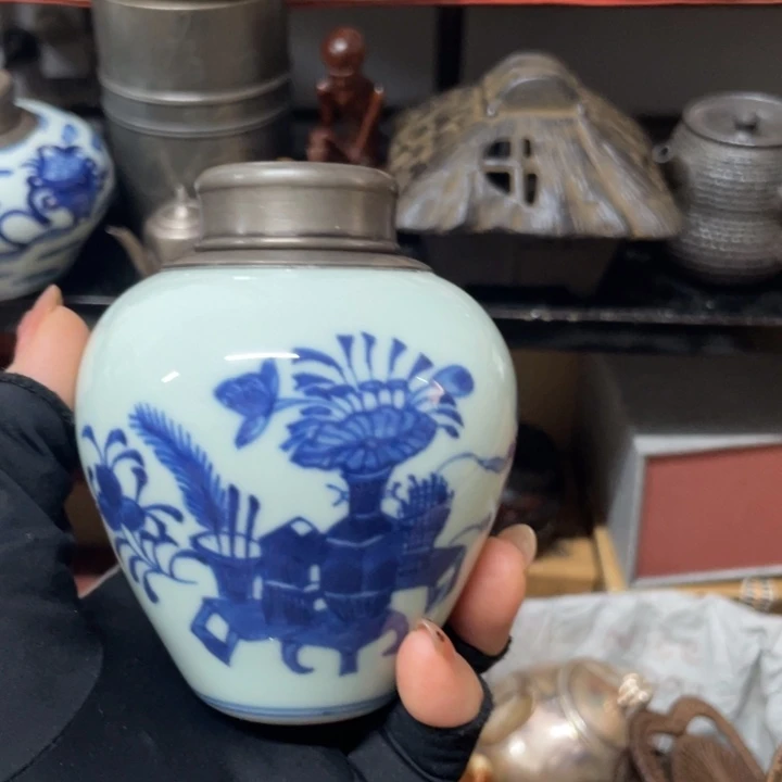 瓷中古工艺品摆件