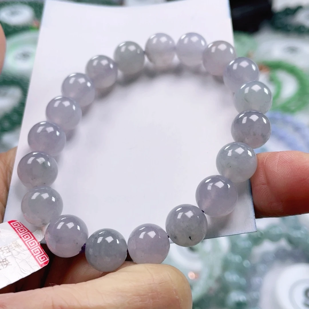 翡翠戒指未镶嵌天然翡翠手串9.9mm