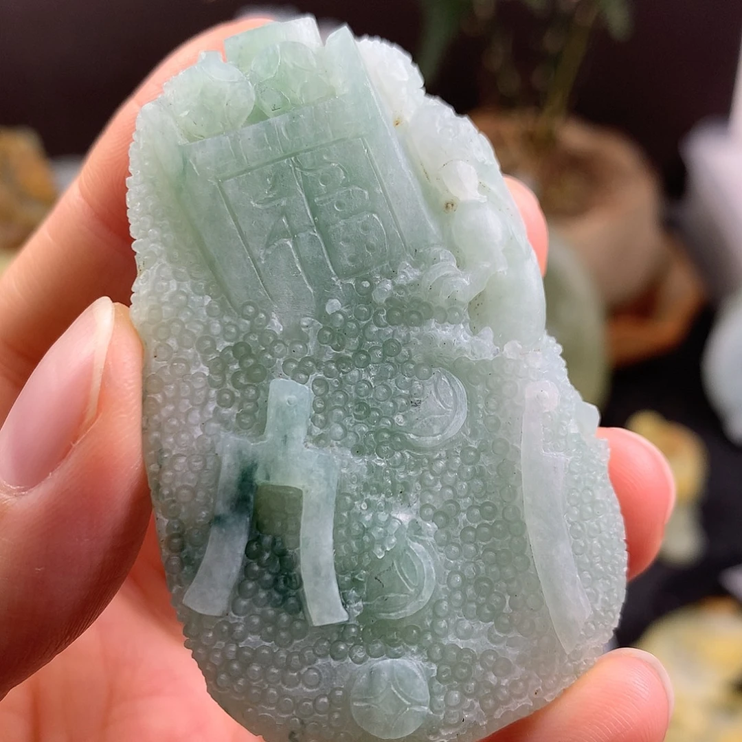 定制翡翠未镶嵌八破