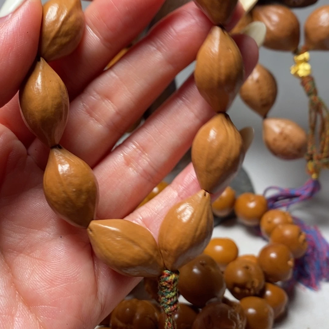 橄榄核手串/手链原皮素串