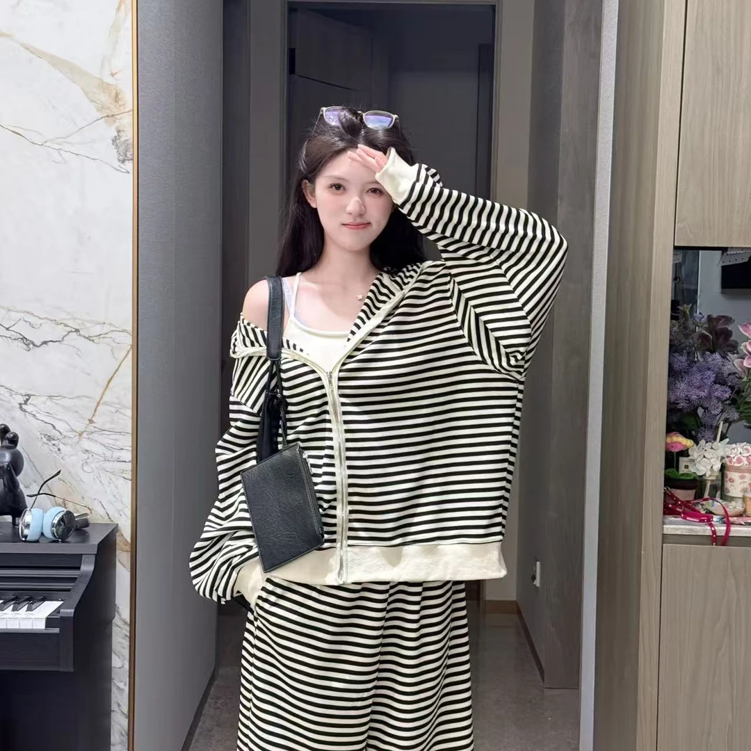 VK&BMBM【松弛假日】感慵懒条纹套装BM024