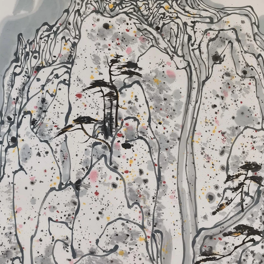 【辽拍】V250709-2-811《山水》（4.3平尺) 纸本镜片 yy1204t