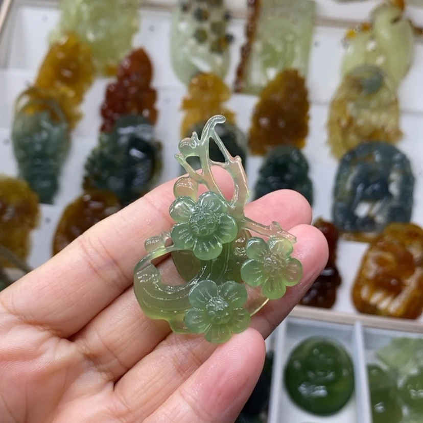 【闪购商品】未镶嵌蛇纹石玉颈饰