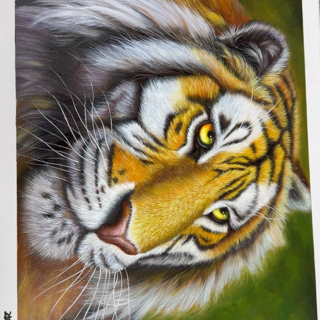 油画我的小可爱小可爱