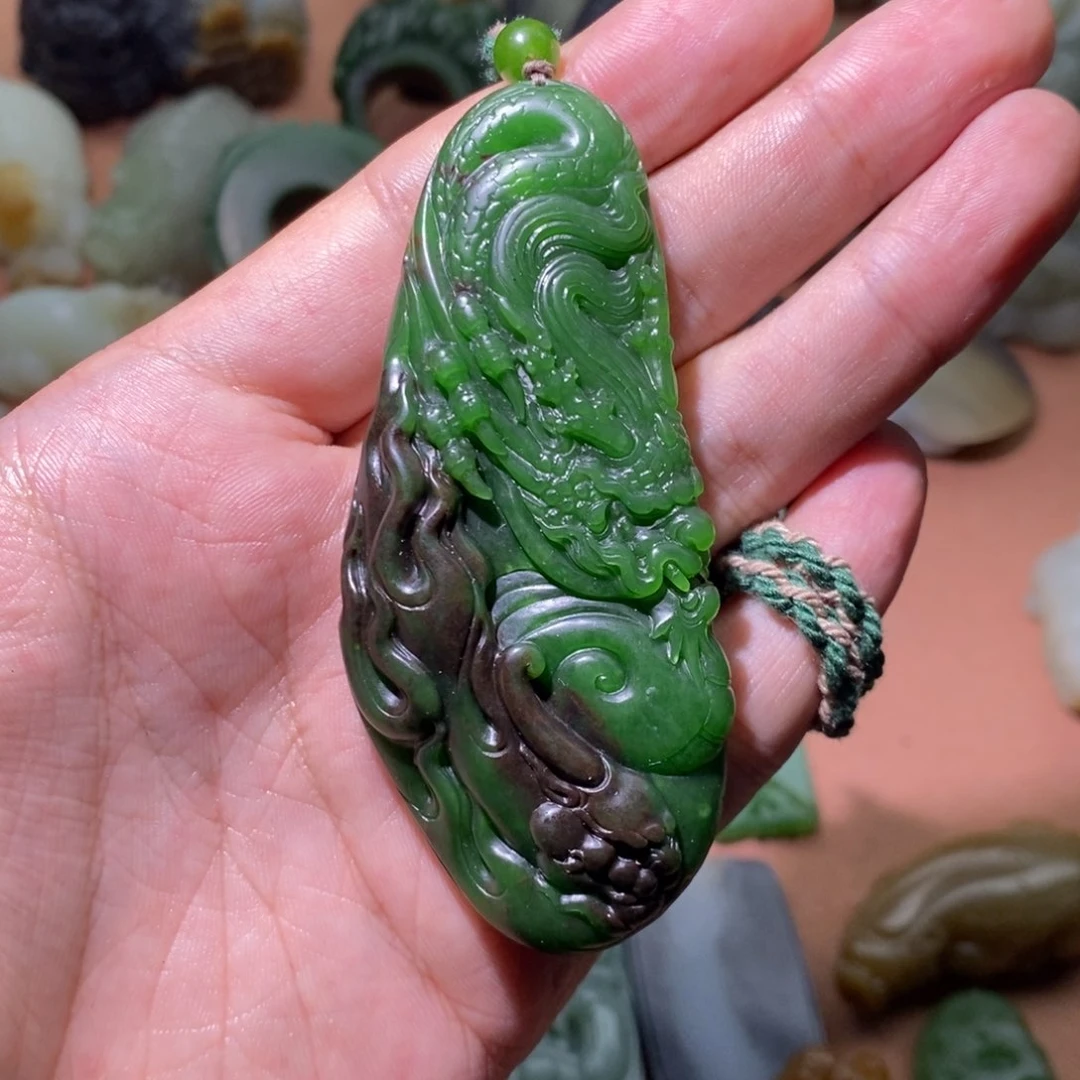 未镶嵌和田玉挂件F****油