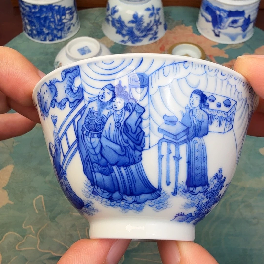 现代景德镇全手工全手绘陶瓷